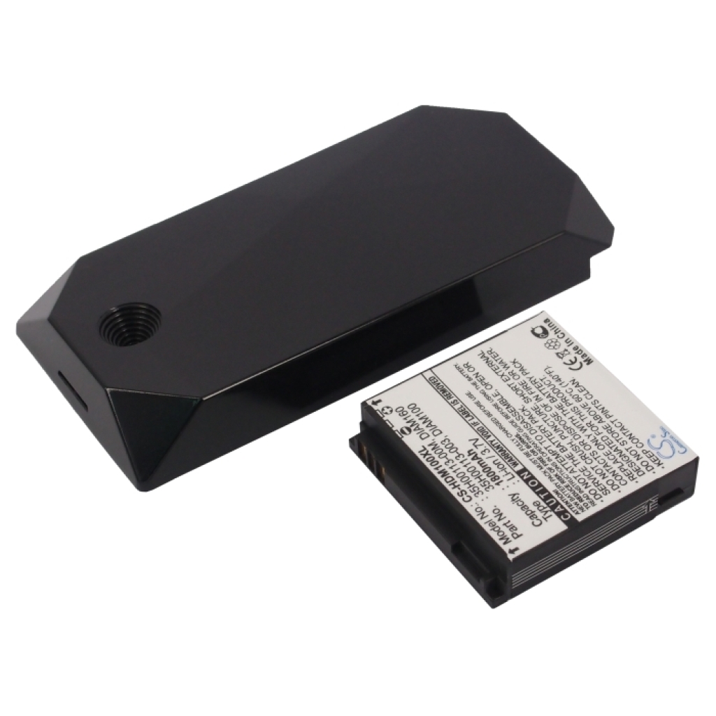 Cameron Sino CS-HDM100XL Seitenansicht, für HTC Diamond, Batterie und Deckel von der Seite