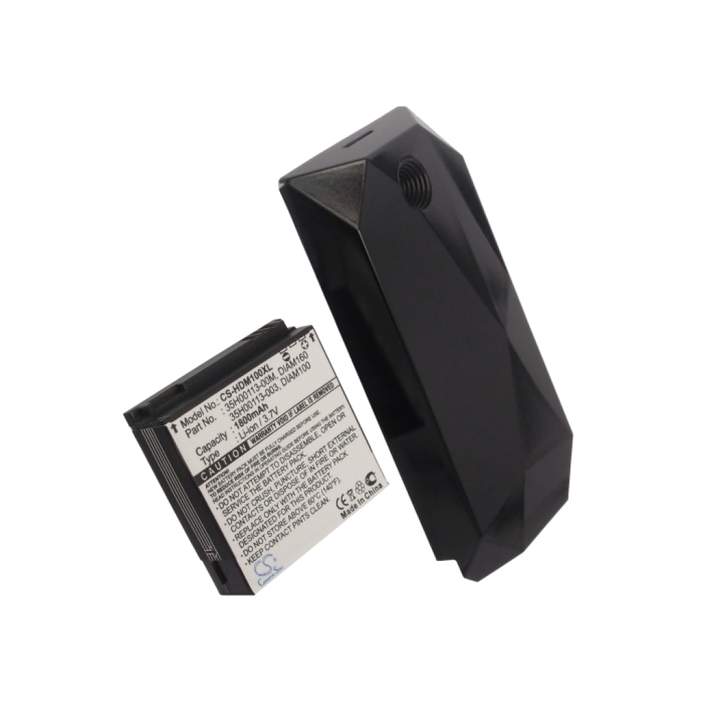 Cameron Sino CS-HDM100XL schräge Rückseitenansicht, für HTC Diamond, lesbares Etikett