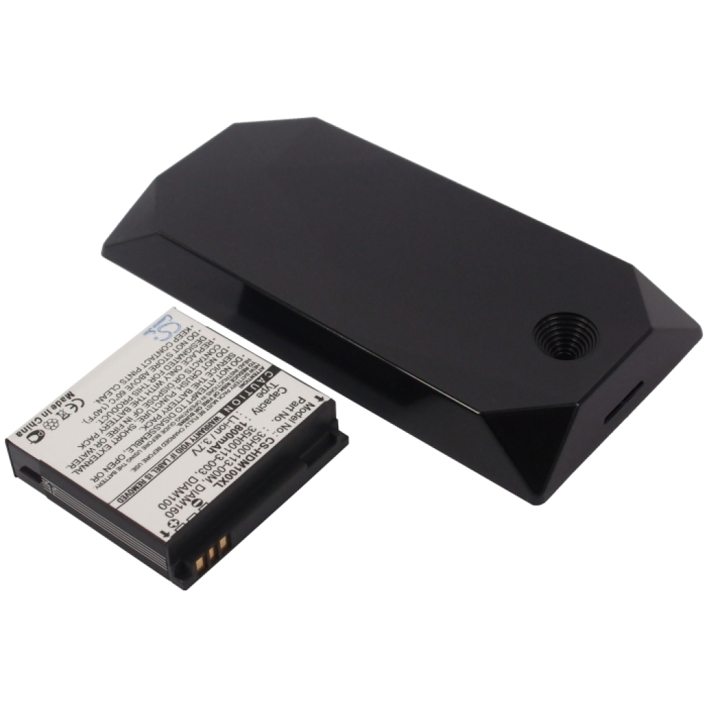 Cameron Sino CS-HDM100XL getrennte Batterie-und-Deckel-Ansicht: 1800mAh, Batterieetikett und Deckel
