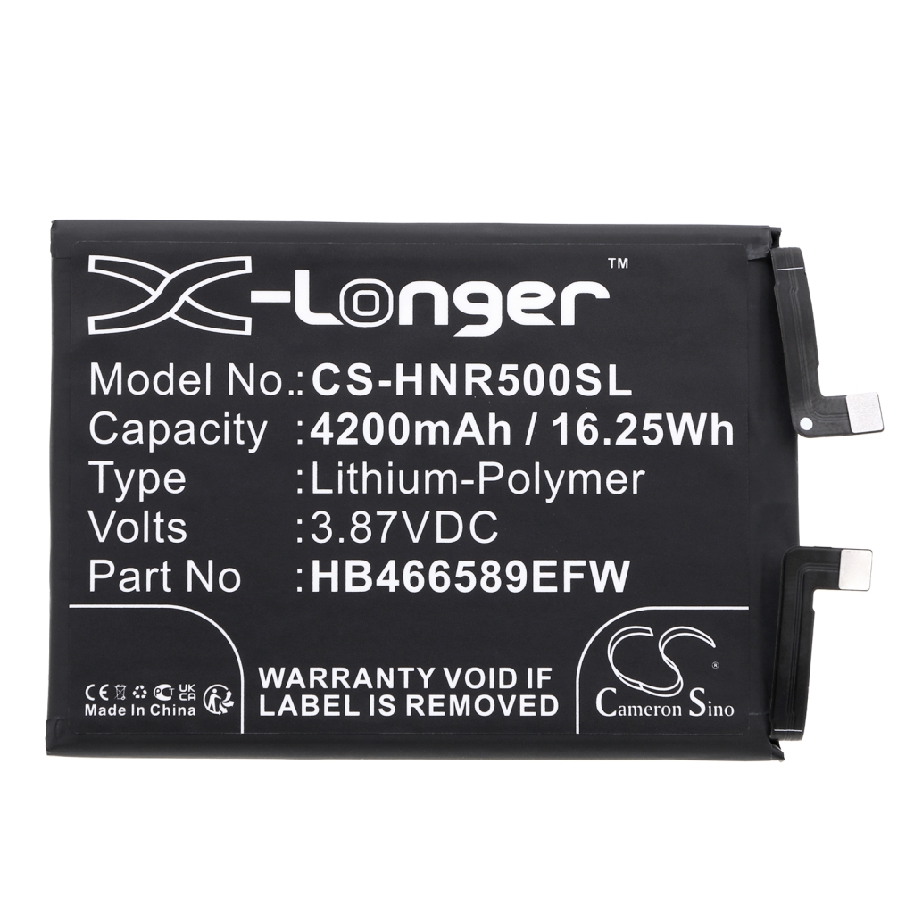 Compatible battery replacement for Honor HB466589EFW
