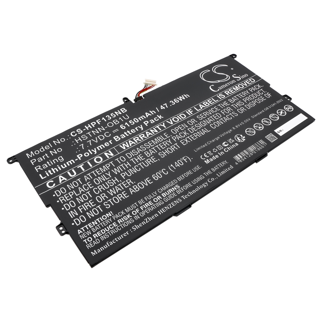 Notebook battery HP CS-HPF135NB