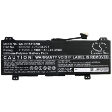 Compatible battery replacement for HP 4473A9-2S1P,BQ40Z552,GH02047XL,GH02XL,HSTNN-DB9M...