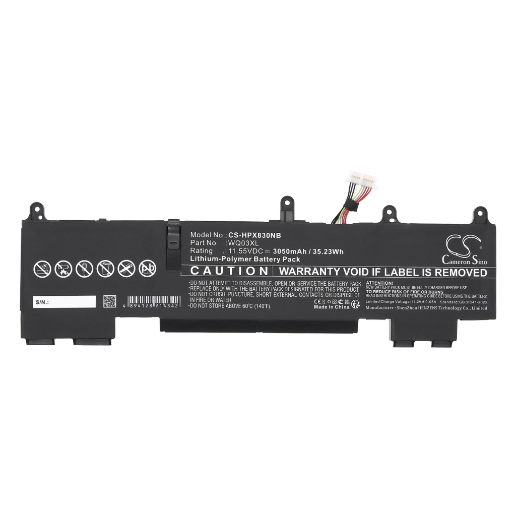 Battery Replaces WQ03038XL