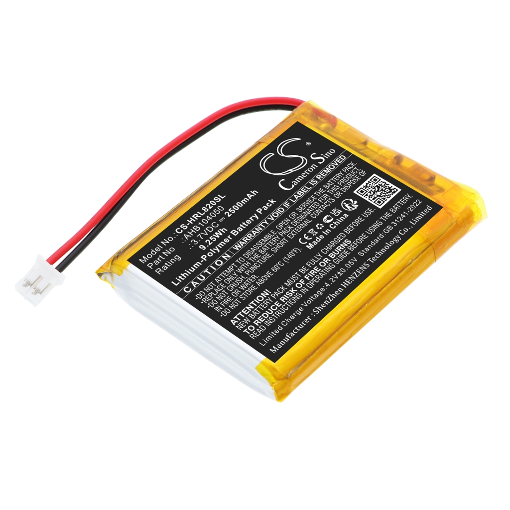 Compatible battery replacement for Hairmax AHB104050