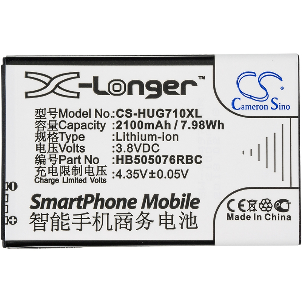 Battery Replaces HB505076RBC