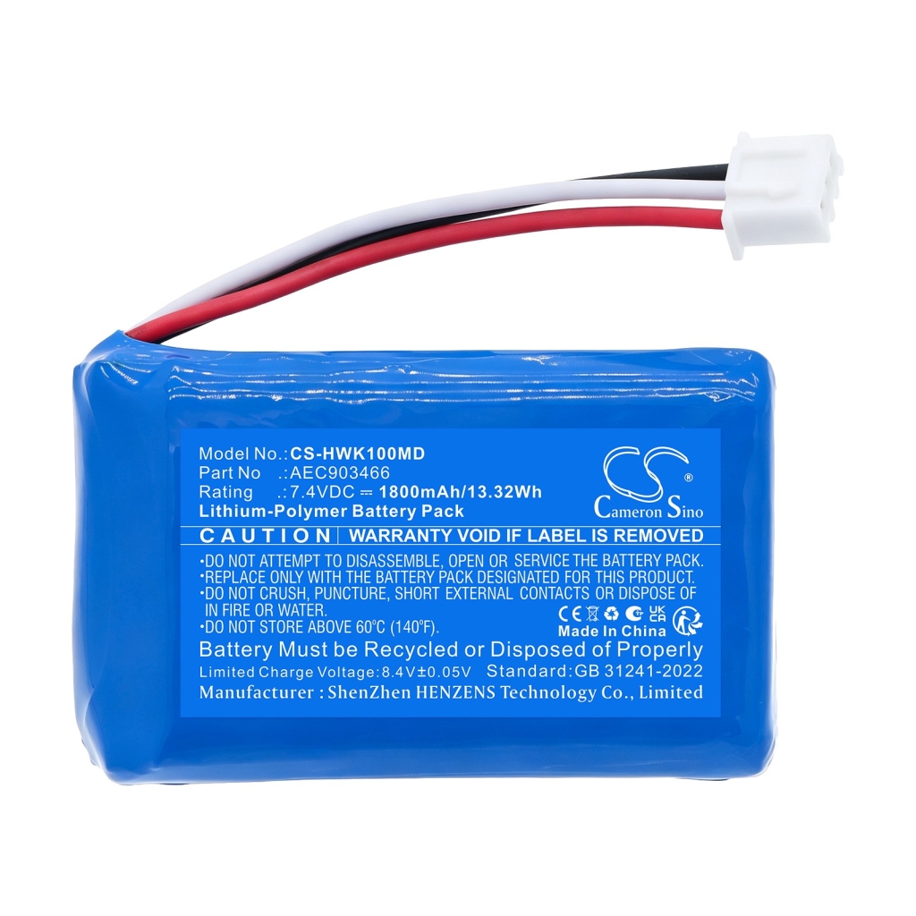 Akku kompatibel mit Hawkmed CS-HWK100MD