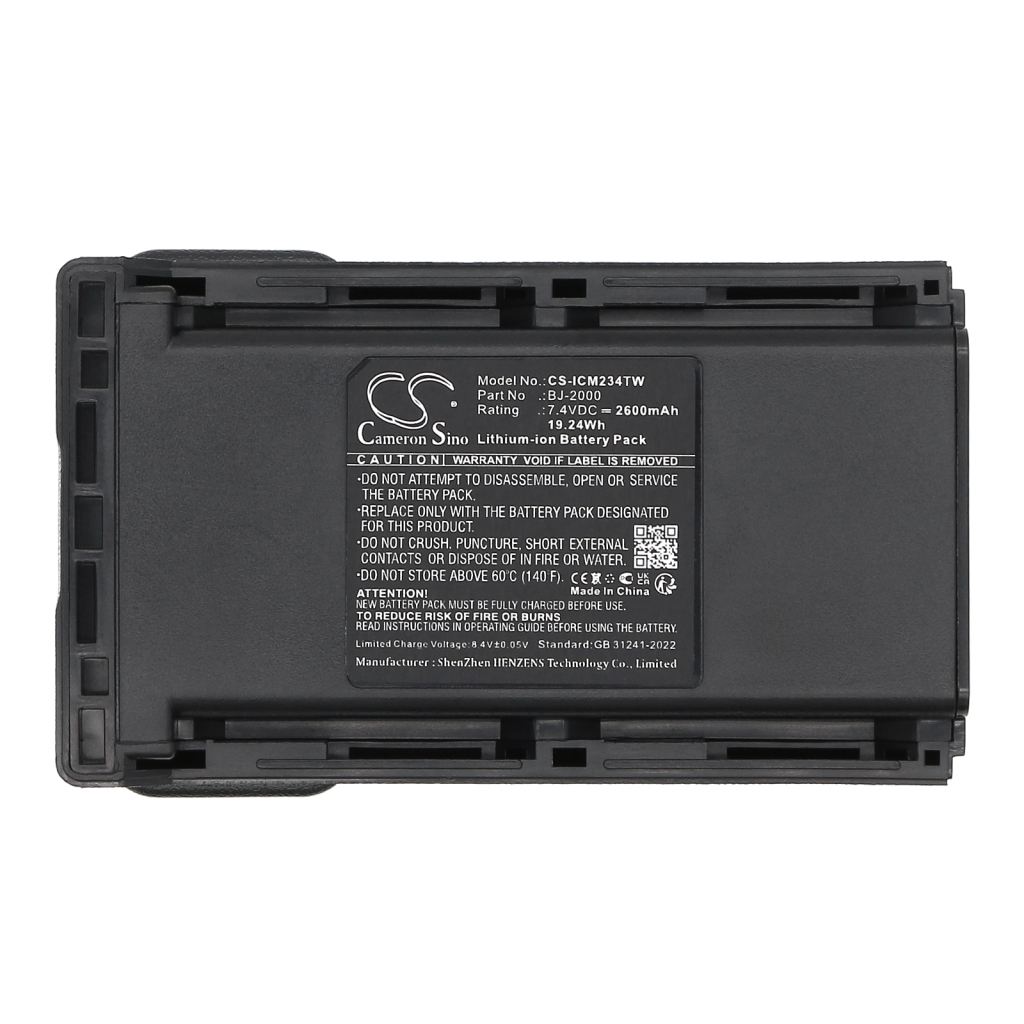 Walkie-Talkie Akkus Icom CS-ICM234TW