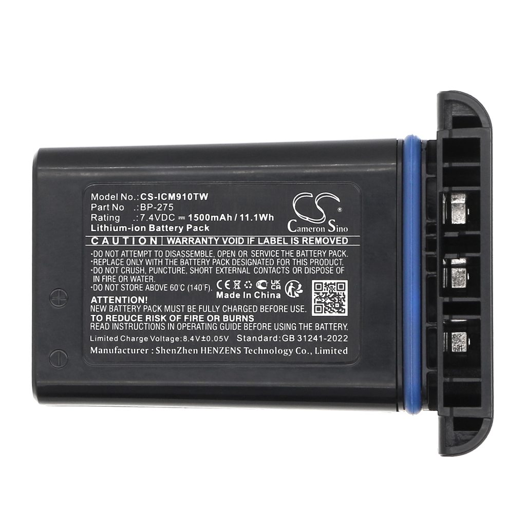 Walkie-Talkie Akkus Icom CS-ICM910TW