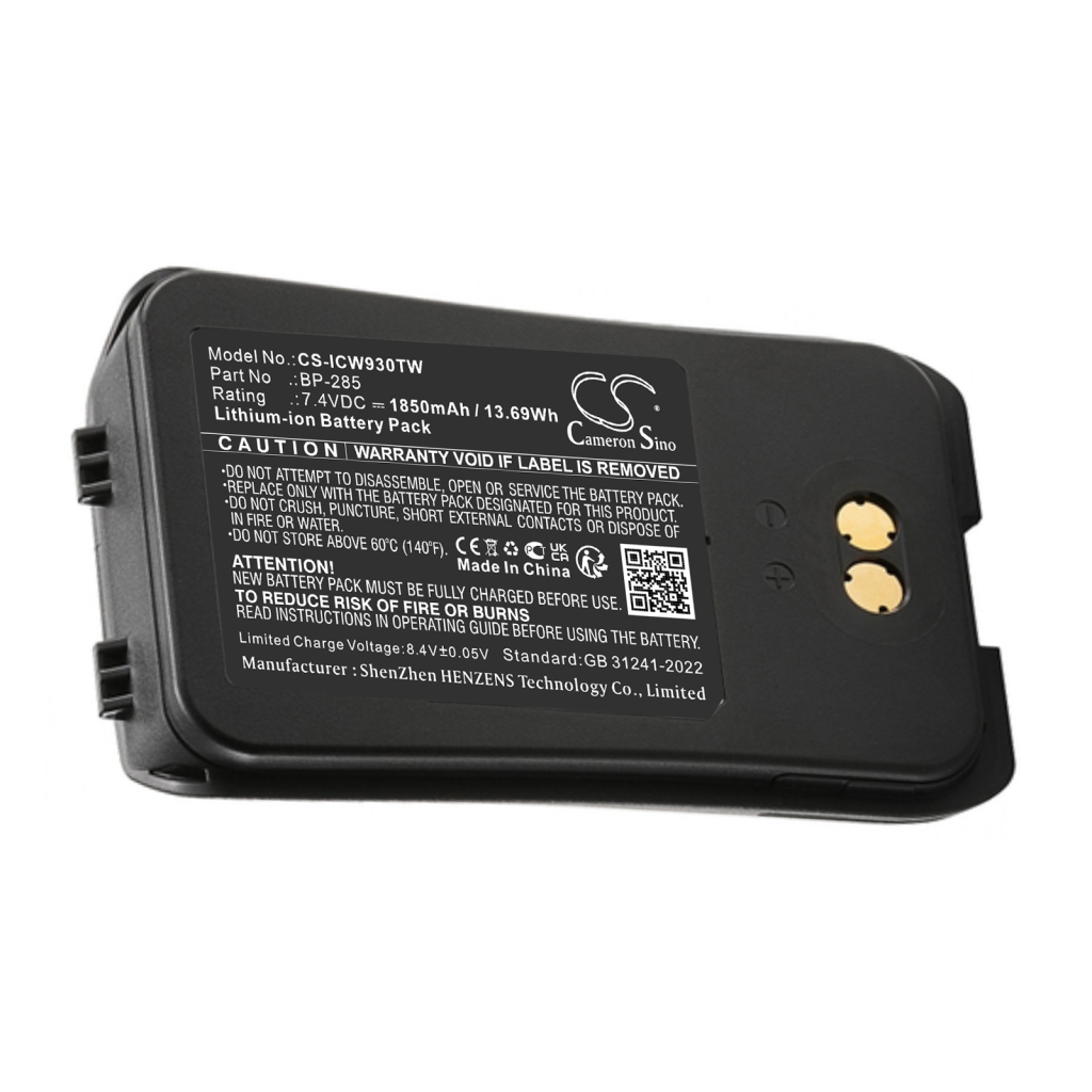 Walkie-Talkie Akkus Icom CS-ICW930TW