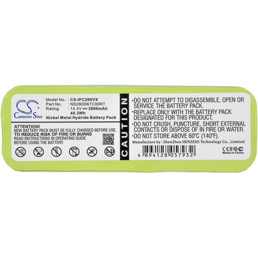 Compatible battery replacement for Infinuvo NS280D67C00RT