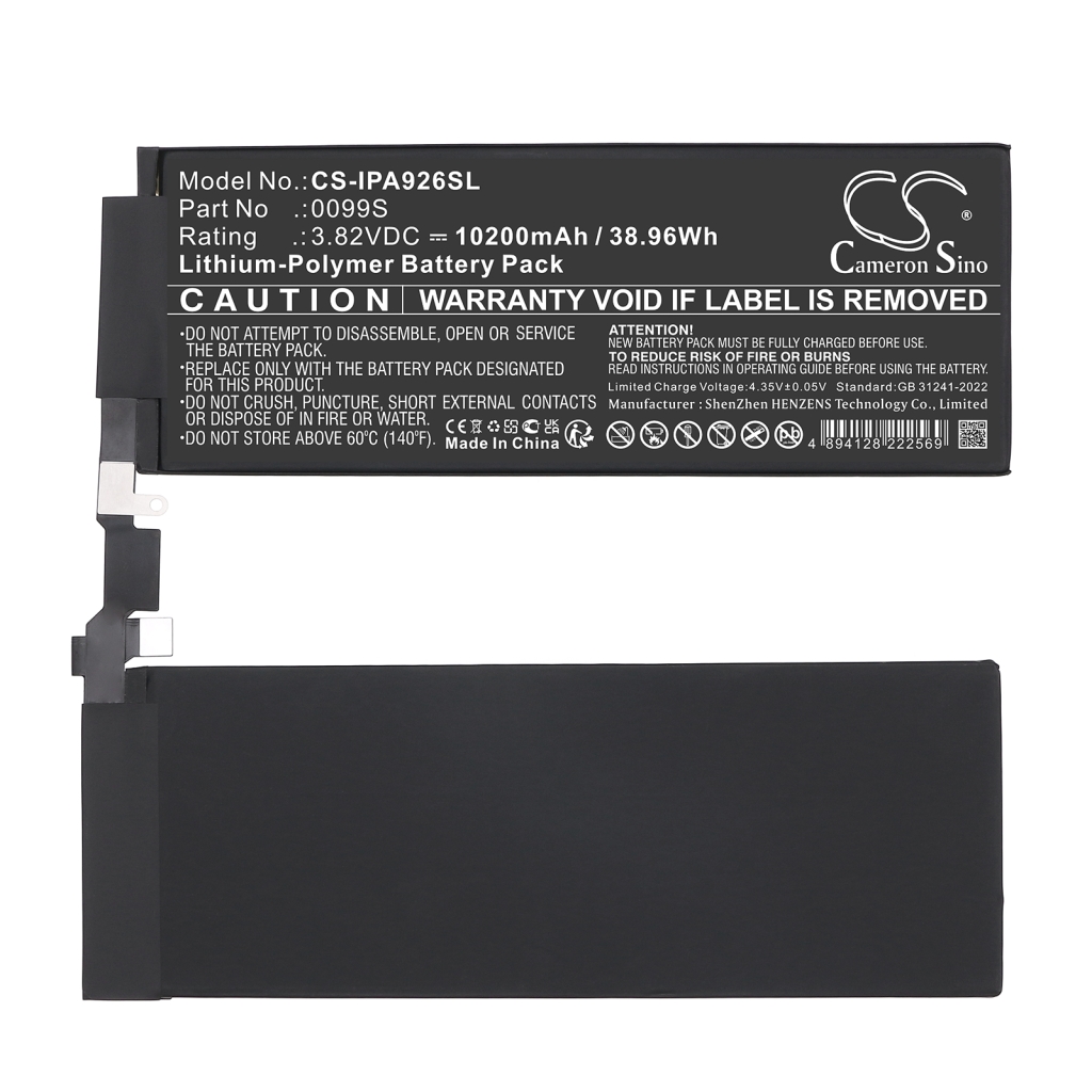 Tablet-PC Akkus Apple CS-IPA926SL