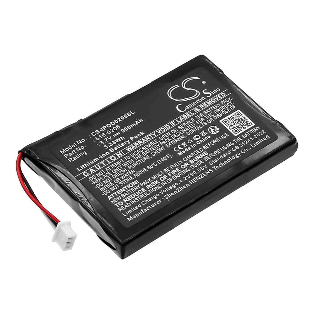 MP3, MP4, PMP Battery Apple CS-IPOD0206SL