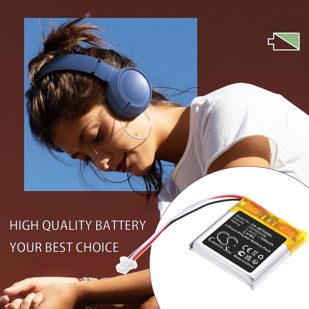 Wireless Headset Battery Jbl Tune 520 BT (CS-JBT520SL)