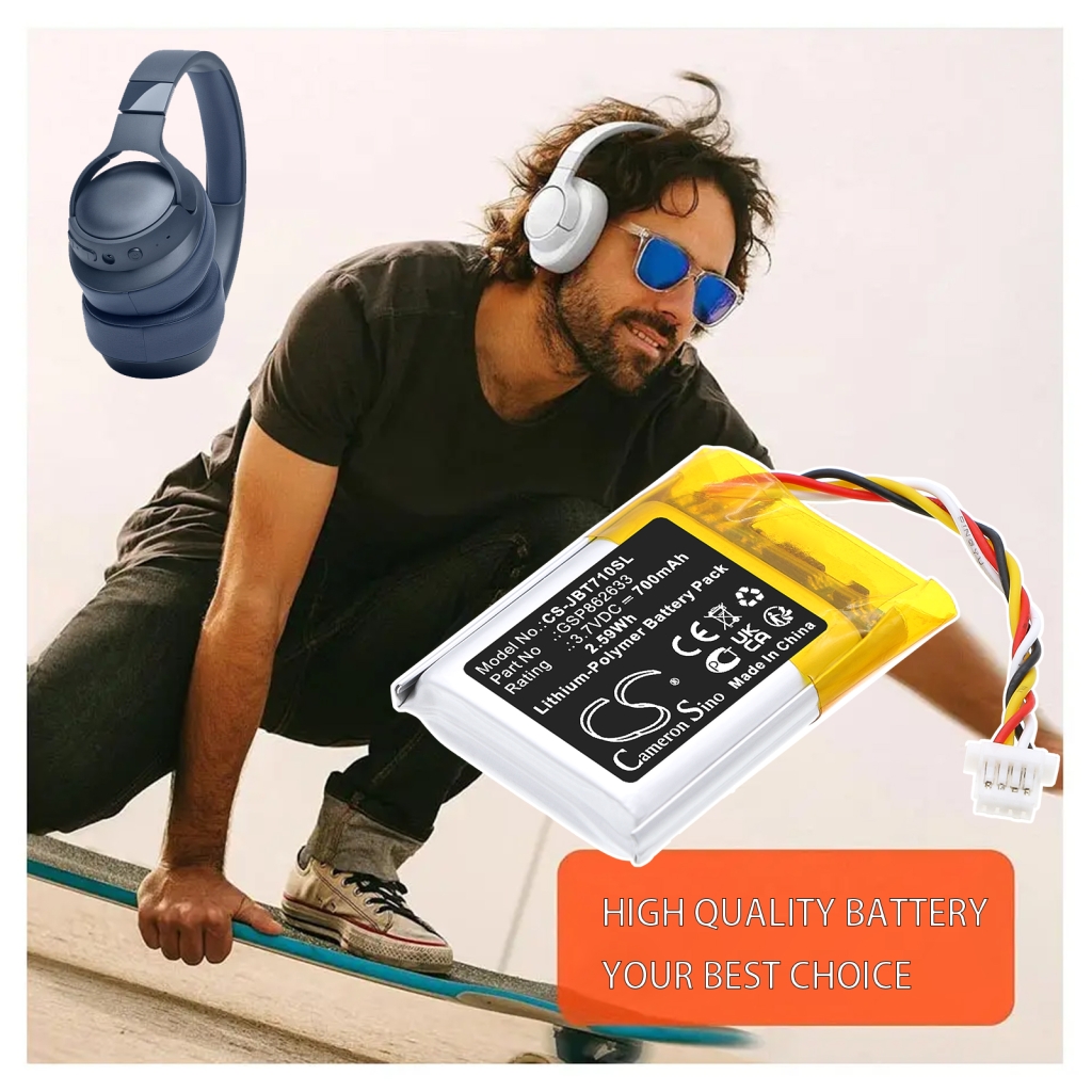 Wireless Headset Battery Jbl Tune 710 BT (CS-JBT710SL)