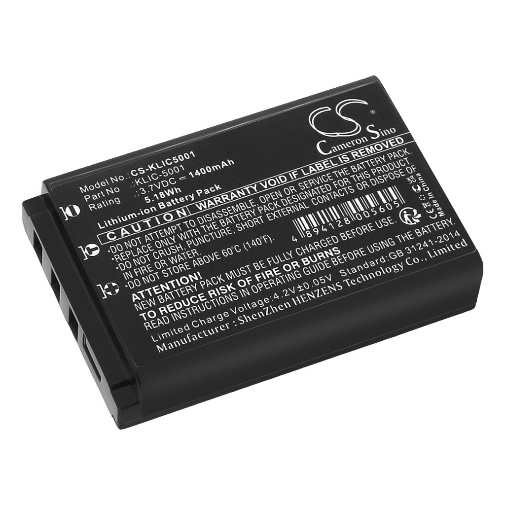 Sanyo Schnurlostelefon Akkus Kodak CS-KLIC5001