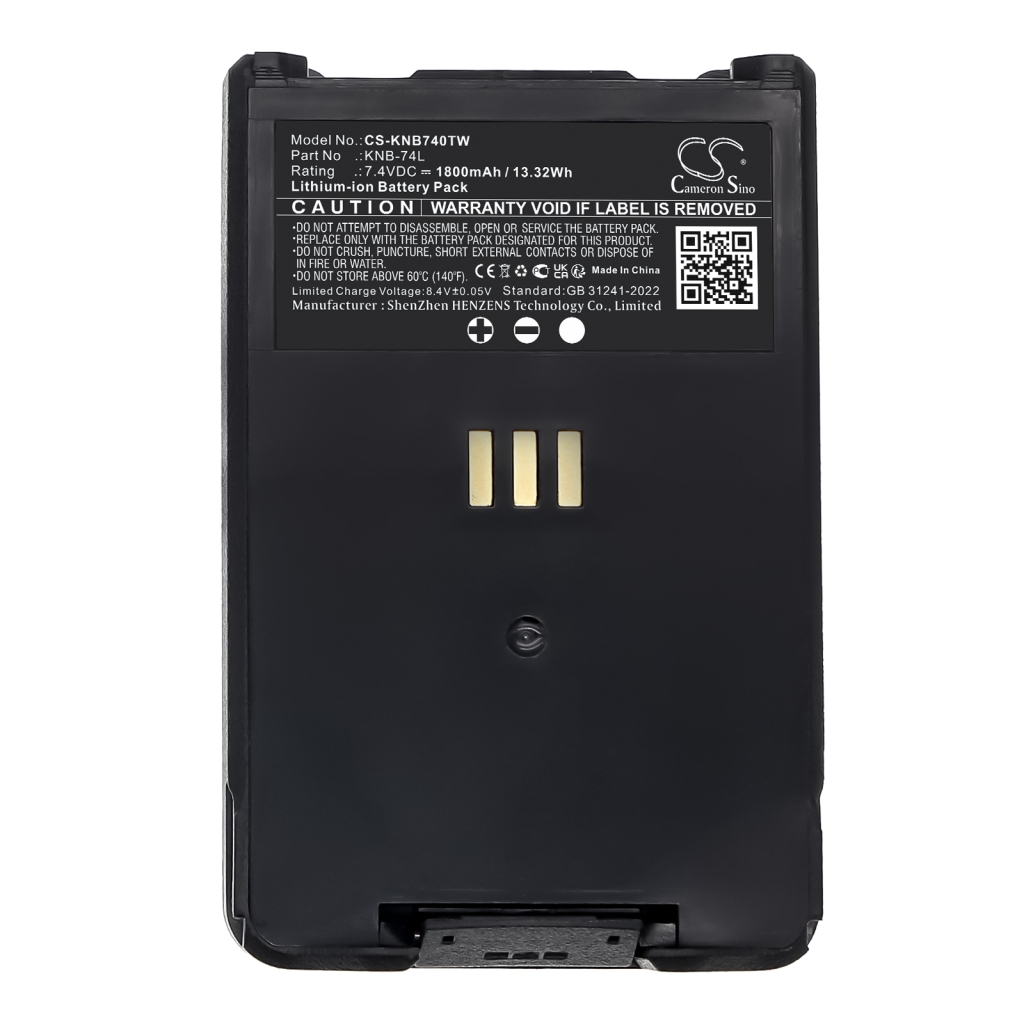 Walkie-Talkie Akkus Kenwood CS-KNB740TW