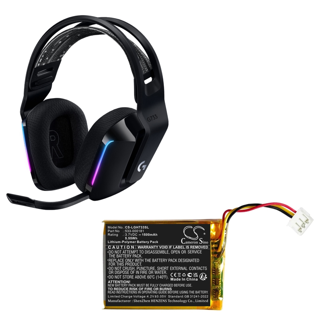 Wireless Headset Battery Logitech CS-LGH733SL