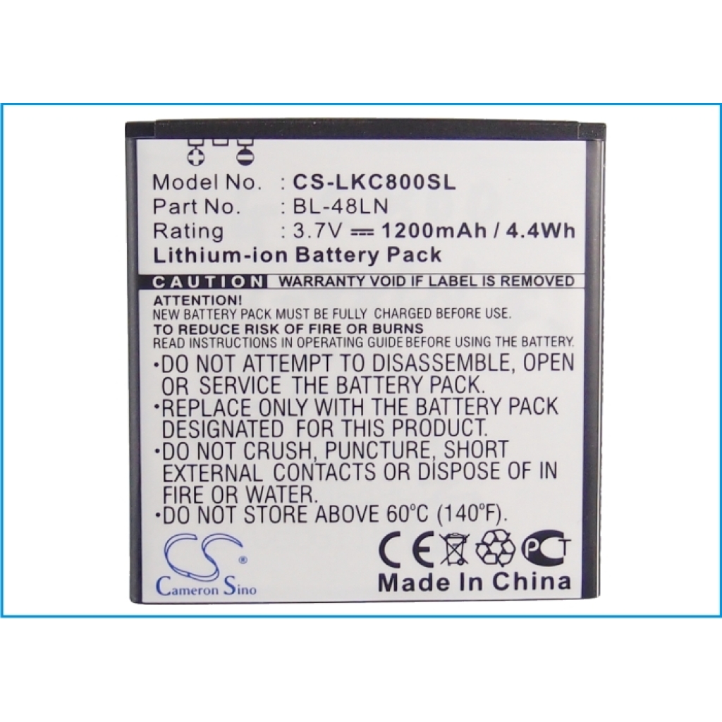 Handy Akkus LG C800VL