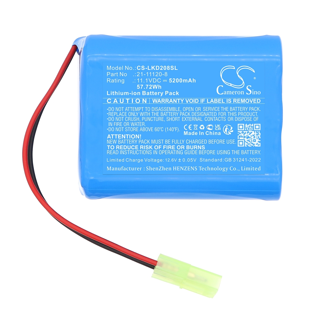 Batteries Batteries for sports equipment CS-LKD208SL