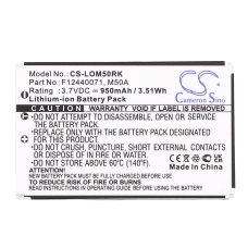 Kompatibler Ersatzakku für Logitech 190304-2004,F12440071,M50A