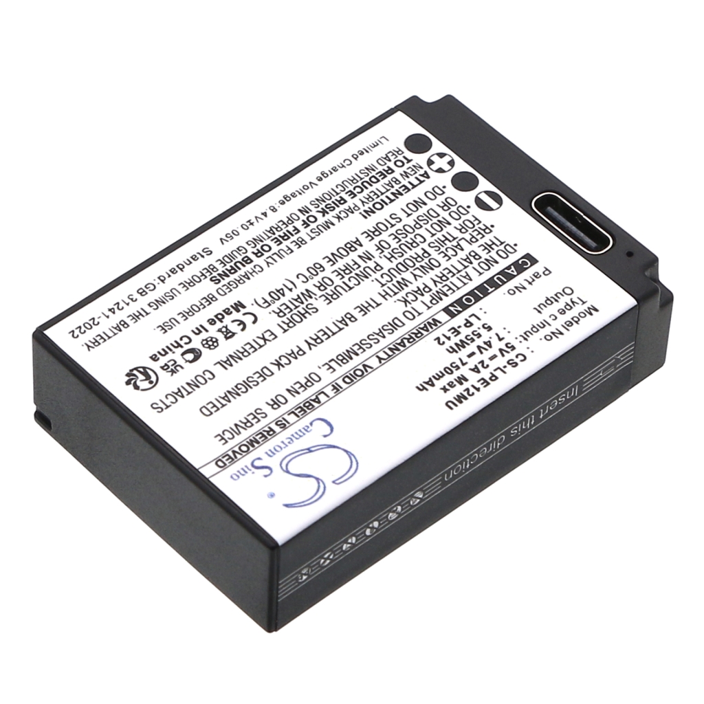 Kamera Akkus Canon CS-LPE12MU