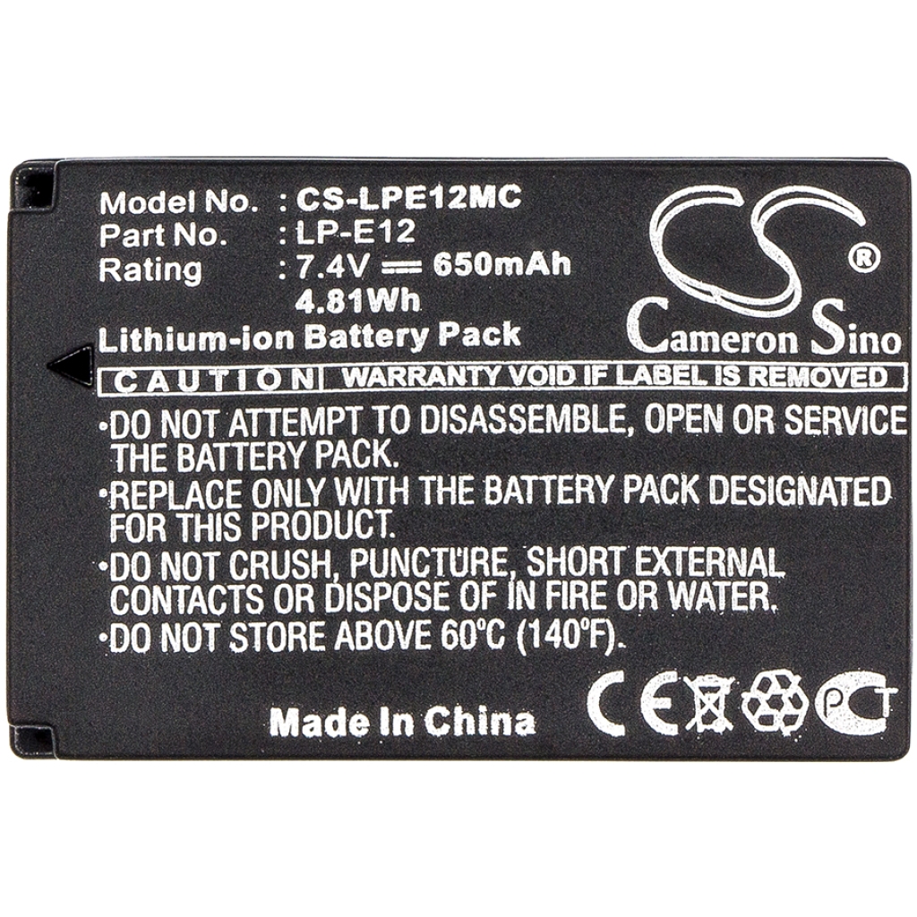 Battery Replaces LP-E12
