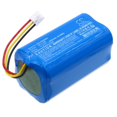 Compatible battery replacement for Midea 6.60.40.02-0,D071-INR-CH-4S1P,MD-C30B,REB-R650S