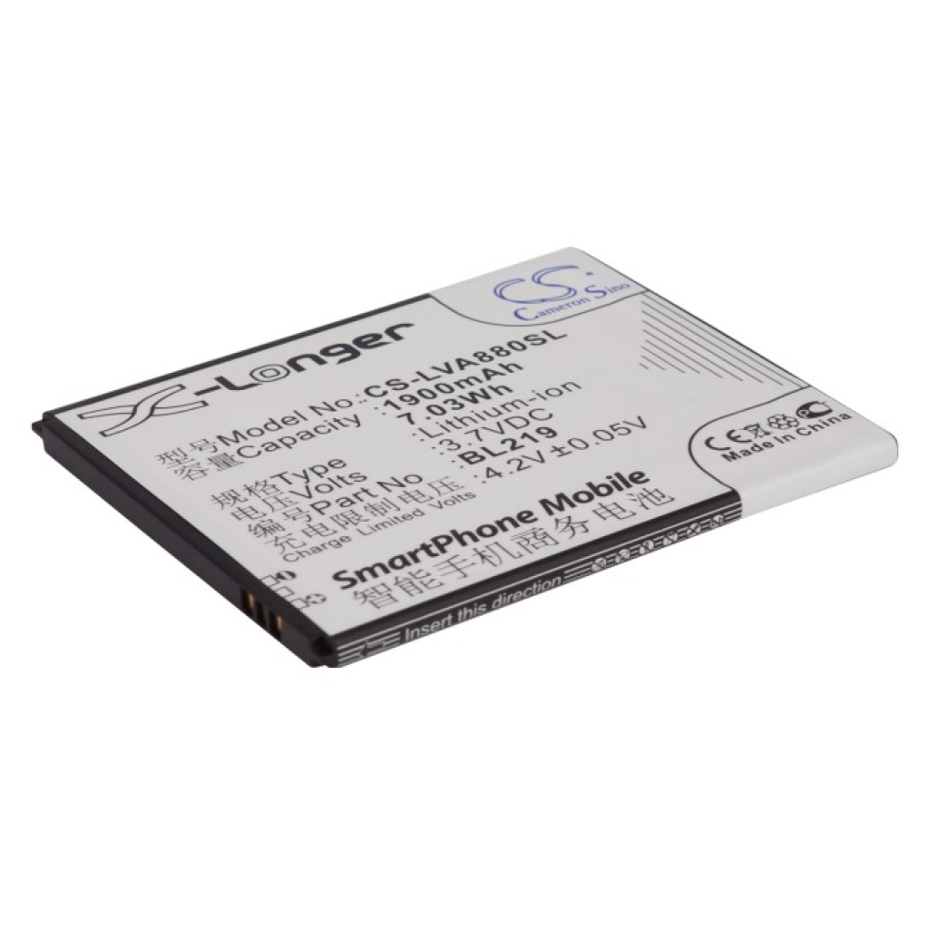 Compatible battery replacement for LENOVO BL219