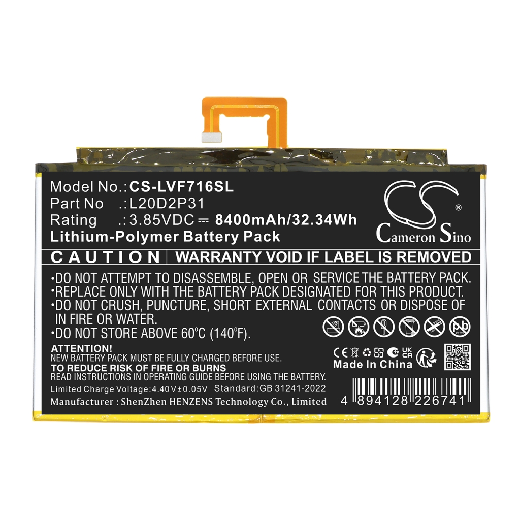 Battery Replaces Lenovo L20D2P31