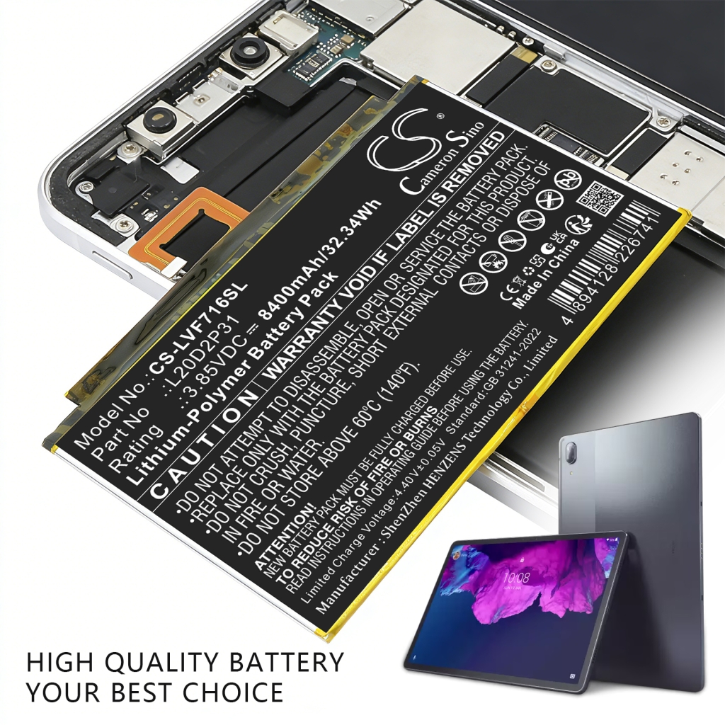 Battery Replaces Lenovo L20D2P31