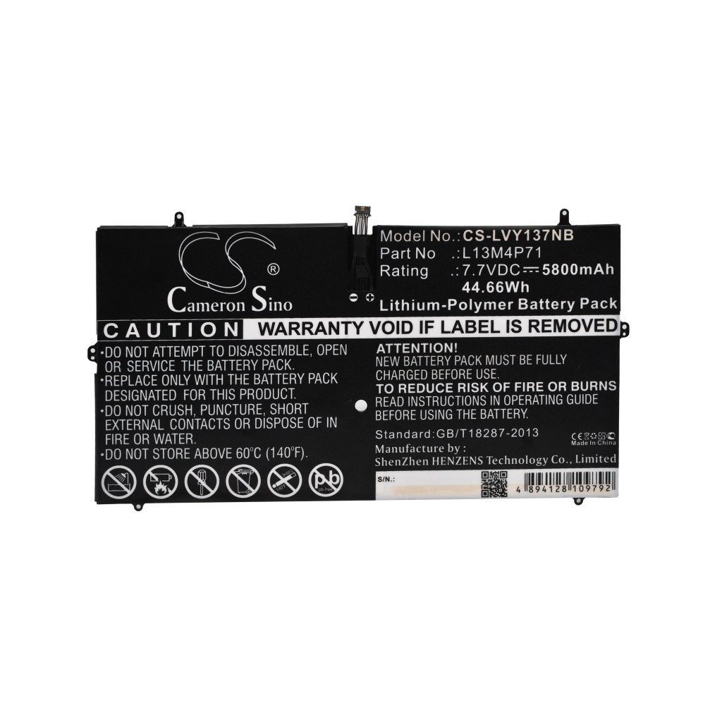 Battery Replaces 5B10K10181