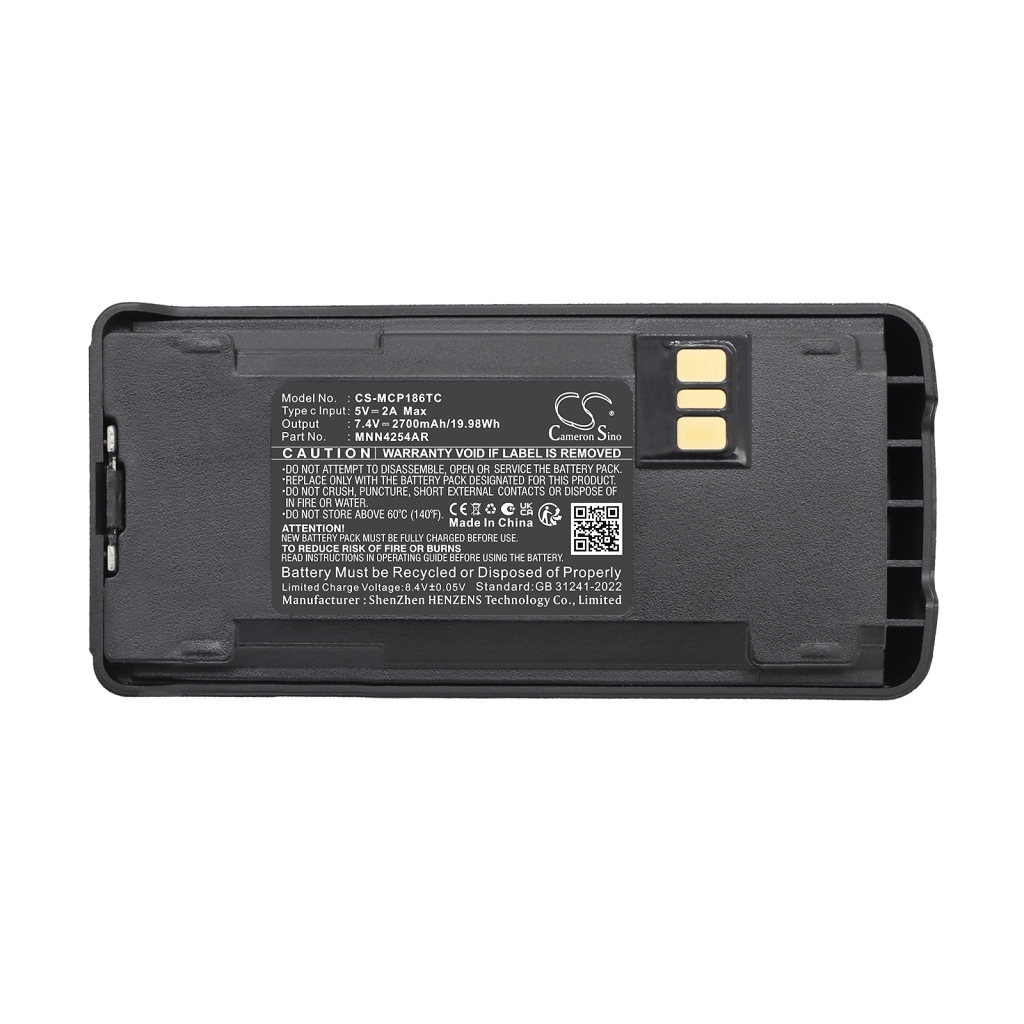 Akku kompatibel mit Motorola CS-MCP186TC