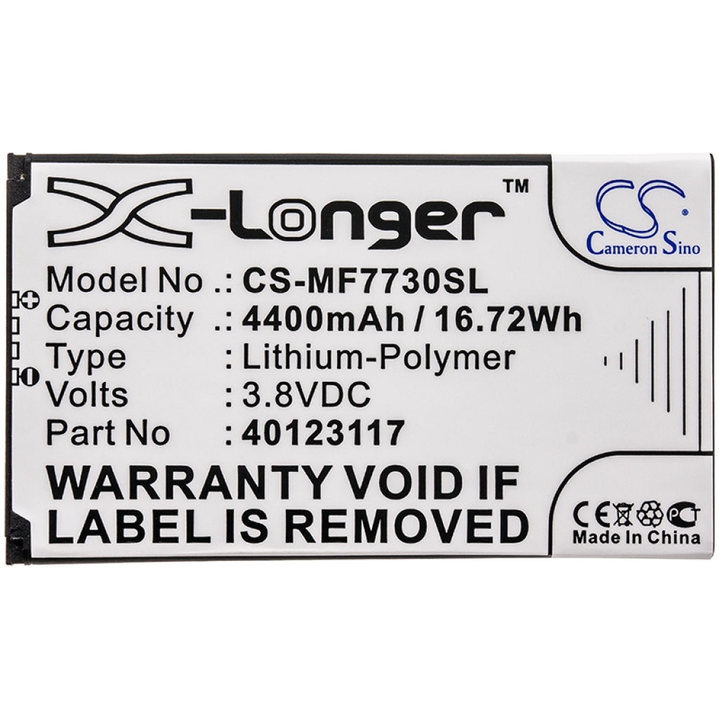 Compatible battery replacement for Novatel Wireless 40123117