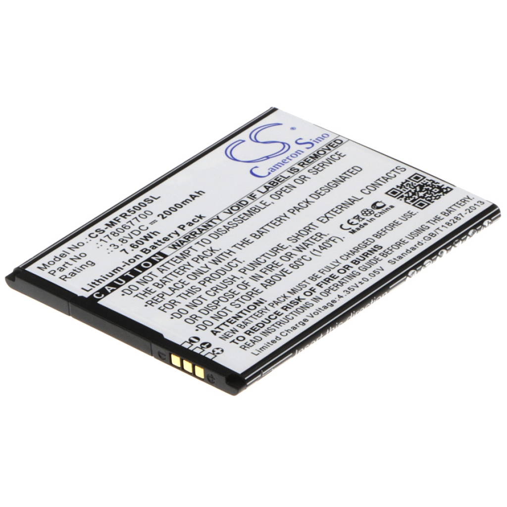 Mobile Phone Battery SFR Startrail 5 (CS-MFR500SL)