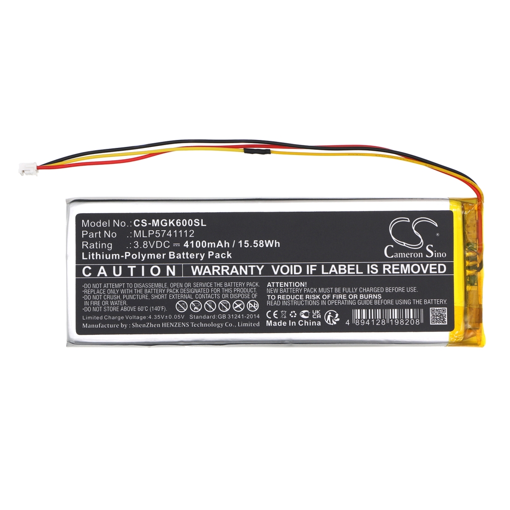 Battery Replaces MLP5741112