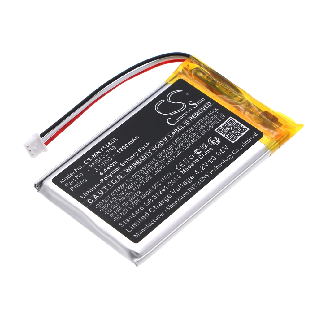 Compatible battery replacement for Moonybaby AHB503759