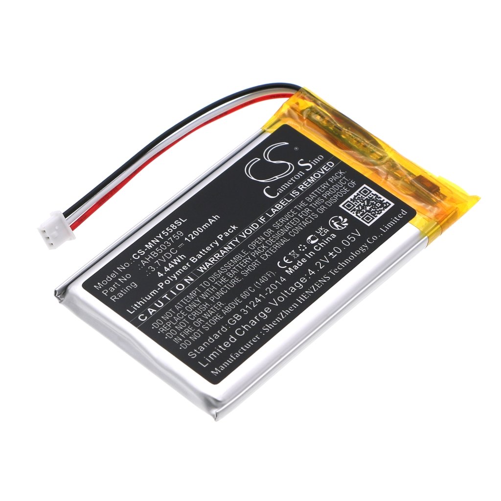 Compatible battery replacement for Moonybaby AHB503759
