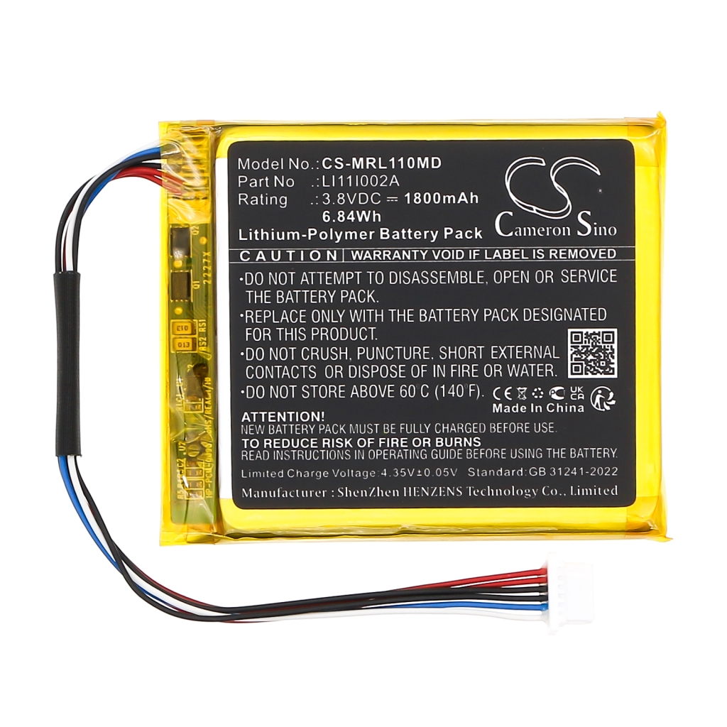 Medizinische Geräte Akkus Mindray CS-MRL110MD