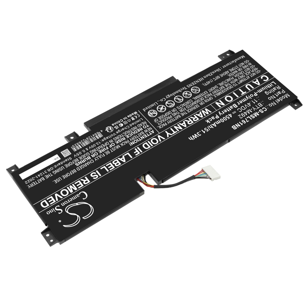 Battery for MSI Katana GF76 11UE-011TW