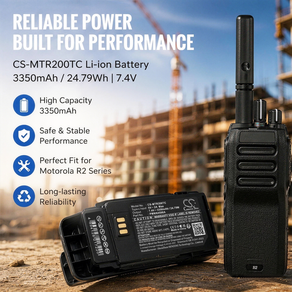Akku kompatibel mit Motorola CS-MTR200TC