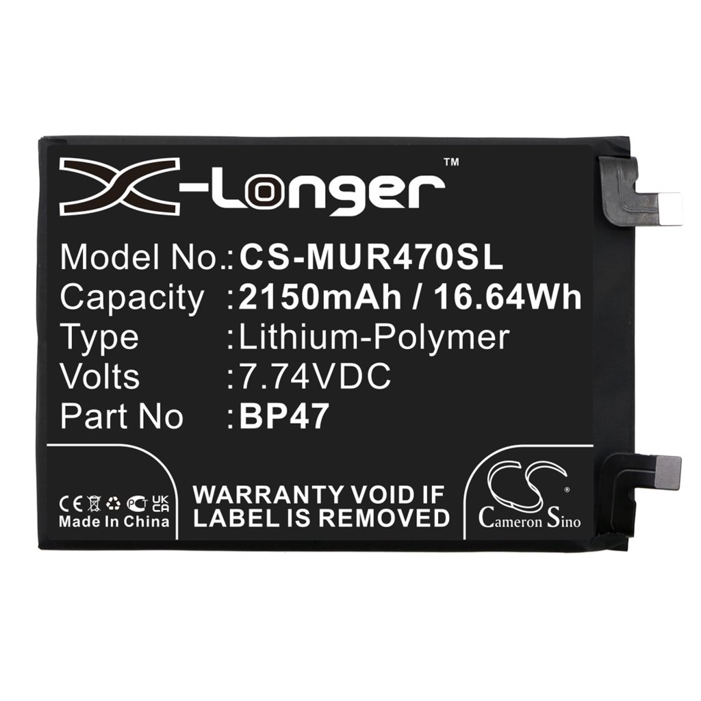 Compatible battery replacement for Xiaomi BP47