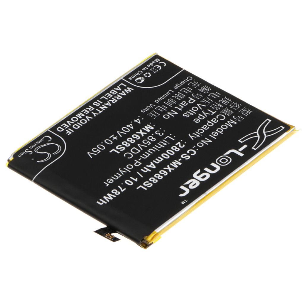 Compatible battery replacement for MeiZu BT68