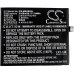 Compatible battery replacement for MeiZu BA02