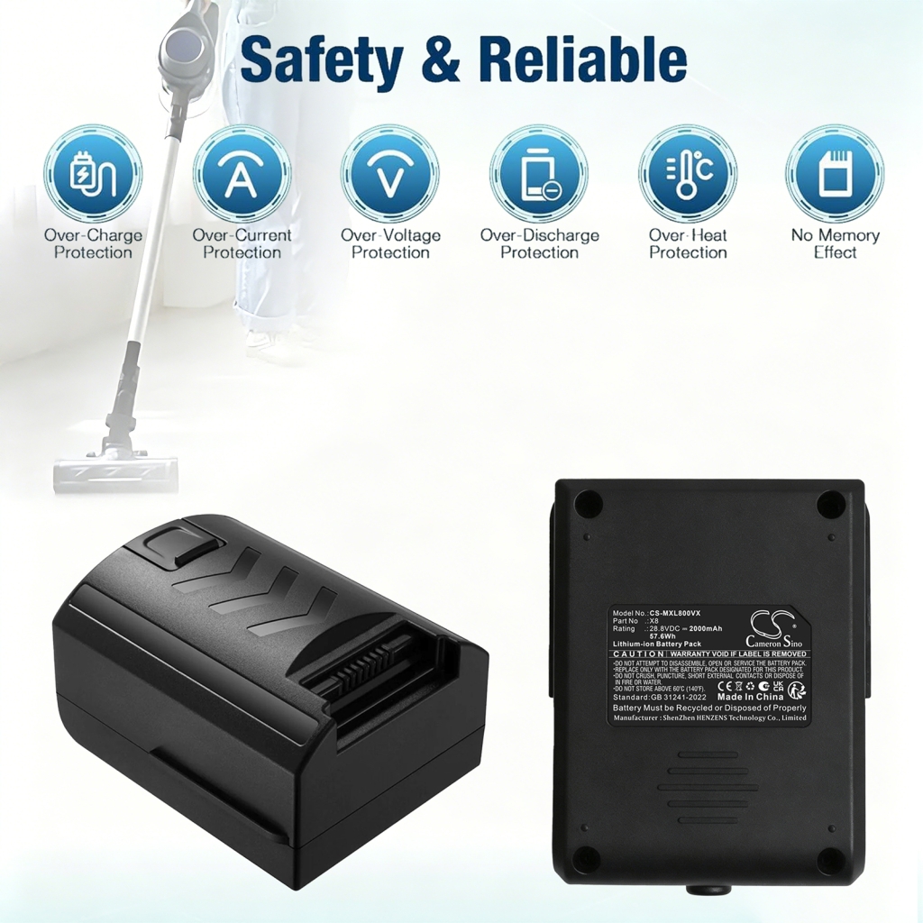 Battery for TMA T150
