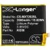 Compatible battery replacement for Motorola KG50