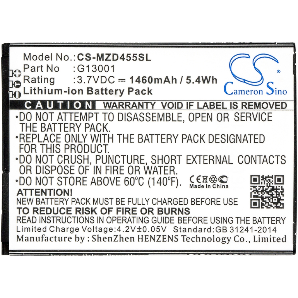 Compatible battery replacement for Navon G13001