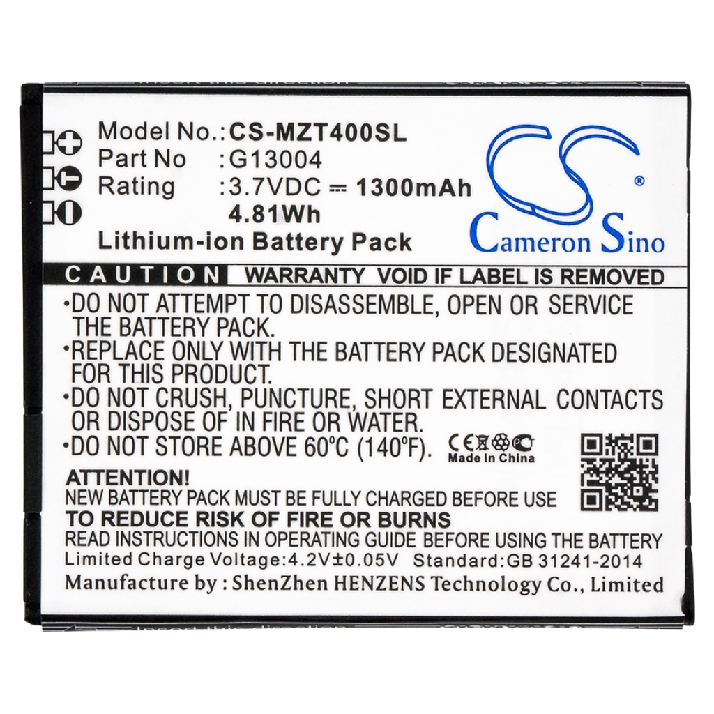 Compatible battery replacement for Navon G13004