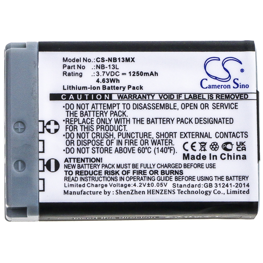 Camera Battery Canon PowerShot G9X M2