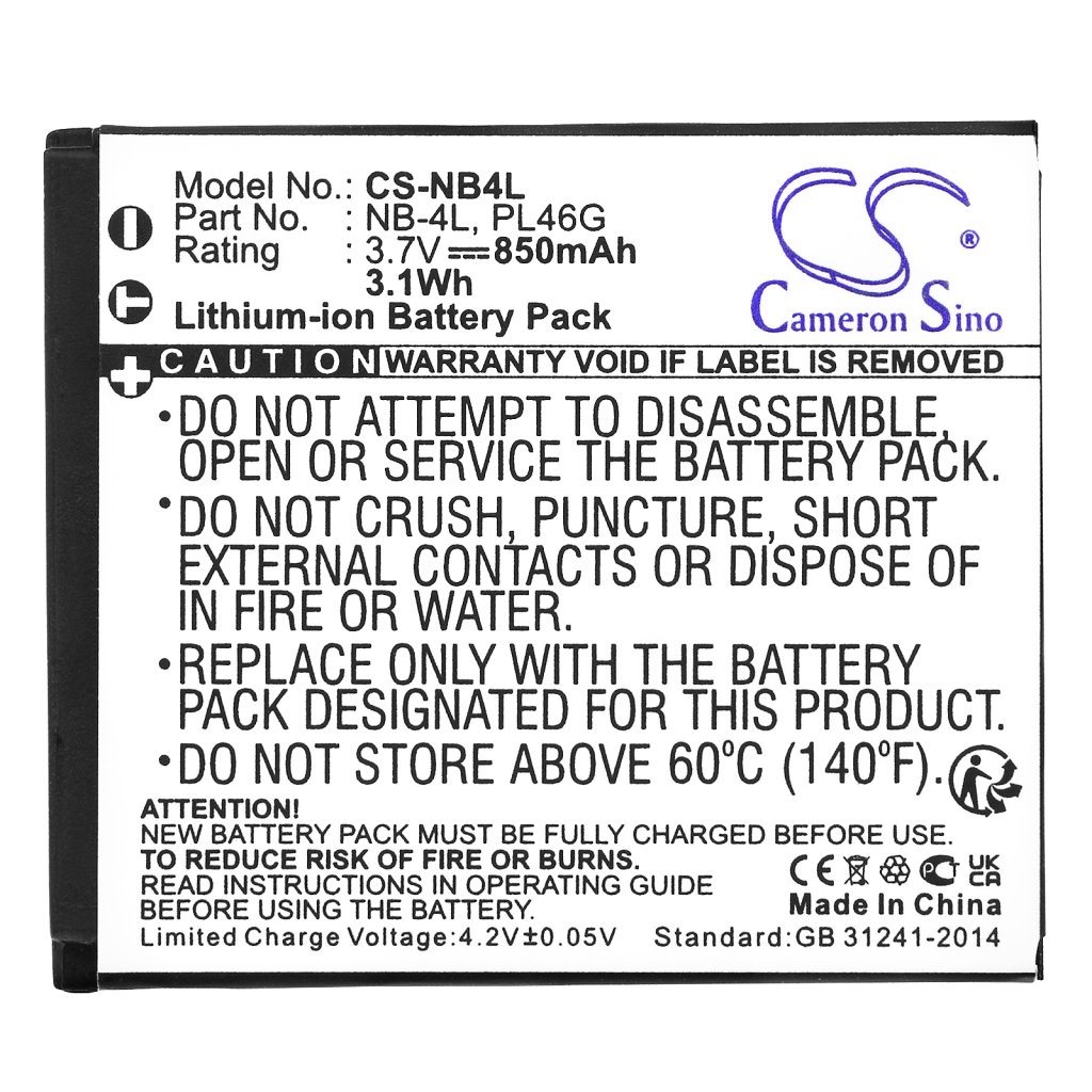Camera Battery Canon IXY Digital 40