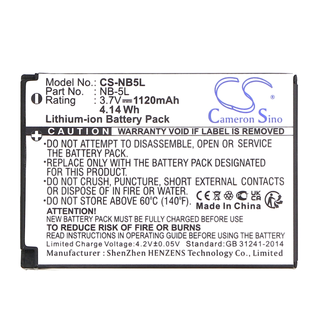 Camera Battery Canon PowerShot SX210